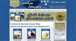 Desktop Screenshot of carolinaseminars.com